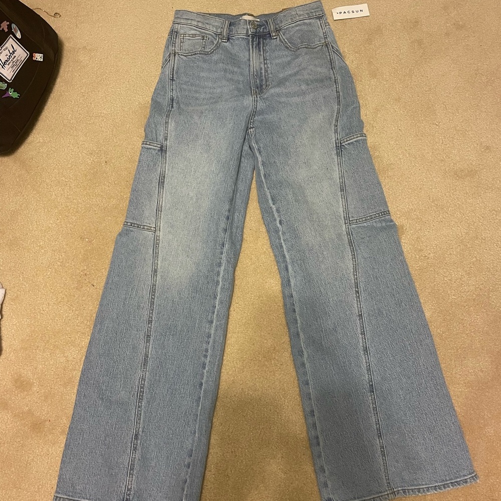 Pacsun Baggy High Rise Wide Leg Jeans Women Size 26